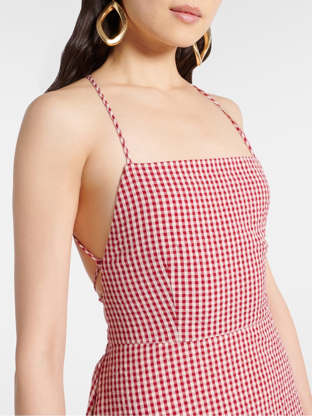 Posse Lori Dress in Red Gingham - Picture 2 of 5